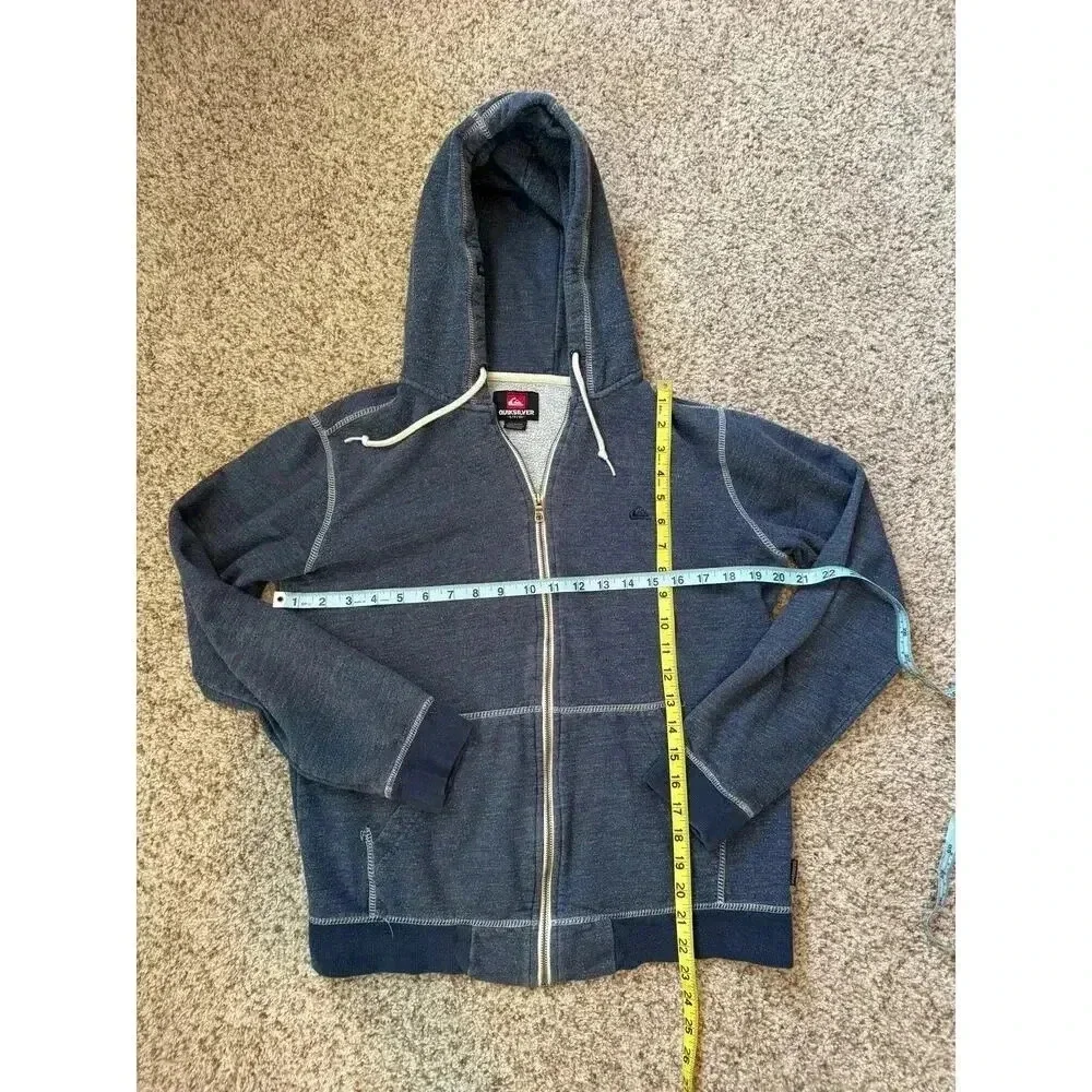 QUICKSILVER Mens hoodie/Sweatshirt, Small, zippered hoodie